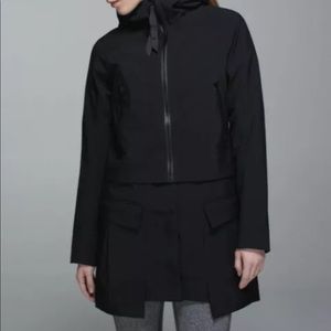Lululemon Rain or Shine Convertible Long Short Jacket Rare EUC